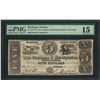 Image 1 : 1837-38 $5 The Farmers & Mechanics Bank at Pontiac Obsolete Note PMG Choice Fine