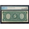 Image 2 : 1869 $5 Rainbow Woodchopper Legal Tender Note Fr.64 PMG Choice About Unc. 58EPQ