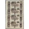 Image 1 : Uncut Sheet of 1800's $10 Canal Bank Obsolete Notes