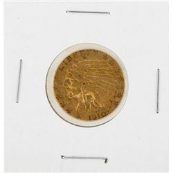 1910 $5 Liberty Head Half Eagle Gold Coin