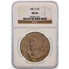 Image 1 : 1881-S $1 Morgan Silver Dollar Coin NGC MS66 Amazing Toning