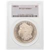 Image 1 : 1880-S $1 Morgan Silver Dollar Coin PCGS MS66+