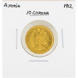 1912 Austria 10 Corona Gold Coin