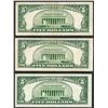 Image 2 : Lot of (3) 1953 $5 Silver Certificate Notes