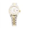 Image 1 : Ladies Two Tone Rolex Datejust Watch with Diamond Dial & Bezel