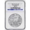 Image 1 : 2007-W $1 American Silver Eagle Coin NGC MS70 Early Releases