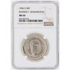 Image 1 : 1946-S Booker T. Washington Memorial Half Dollar Coin NGC MS64