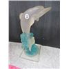 Image 2 : Glass Dolphin Decoration 11"x5"