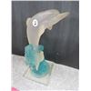 Image 5 : Glass Dolphin Decoration 11"x5"