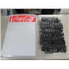Image 1 : Coca Cola Menu Board 22"x16" C/W 2 Sets of letters