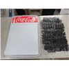 Image 2 : Coca Cola Menu Board 22"x16" C/W 2 Sets of letters