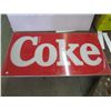 Image 1 : 2 Coca Cola Plexi Signs 38"x19.5"
