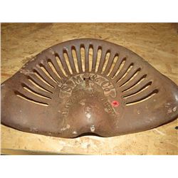 Cast Iron SM&CO Doylestown Tractor Seat 14"x17"