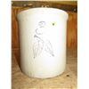Image 2 : 3 Gallon Birch Leaf Stoneware Crock few cracks