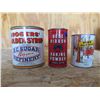 Image 1 : 3 Tin Cans- Blue Ribbon,Pure Maple Syrup, and Roger's Golden Syrup