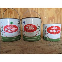 2- 8lbs Canadian Honey Cans + 1-4lbs Canadian Honey Can