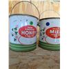 Image 2 : 2- 8lbs Canadian Honey Cans + 1-4lbs Canadian Honey Can