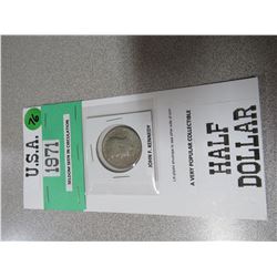 Us 1971 John F. Kennedy 50cent