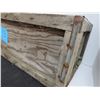 Image 2 : 24 slot Wooden Crate ( Metal Trim)-18.5"x13"x9.5 Deep