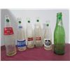 Image 1 : 6 Glass Vintage Bottles-2 Stubby+ 3 Mission of California