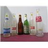 Image 1 : 6 Glass Vintage Bottles-3 Stubby + 3 California