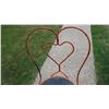 Image 2 : ANTIQUE WIRE CHAIR, SOLID, HEART SHAPE