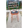 Image 4 : ANTIQUE WIRE CHAIR, SOLID, HEART SHAPE