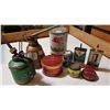 Image 1 : LOT OF OIL AND WORK RELATED TINS