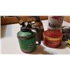 Image 2 : LOT OF OIL AND WORK RELATED TINS