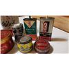 Image 4 : LOT OF OIL AND WORK RELATED TINS