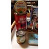 Image 2 : GENERAL STORE TINS, LARGE LOT, SOME RARE