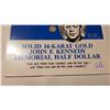Image 2 : 14K JFK GOLD COIN