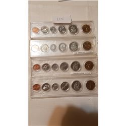 1993, 94, 95, 96 CANADA COIN SETS
