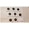 Image 1 : 1896-1903 8 ONE CENT COINS, GOOD CONDITION