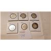 Image 1 : 1960,61,63,64,65,66 SILVER 50 CENT COINS