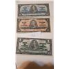 Image 1 : 1937, ONE, TWO AND FIVE DOLLAR BILLS