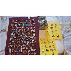 LOT OF COLLECTIBLE PINS, OVER 250