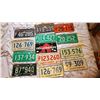 Image 1 : LOT OF 13 SASKATCHEWAN LICENSE PLATES