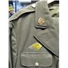 Image 3 : US army WWII era walking out dress tunic all original badges & buttons size 39