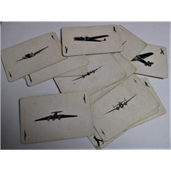 14 aircraft identifier cards of WWII vintage. These were given to spotters for enemy aircraft identi