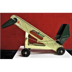 Buddy L  pressed steel farm toy. Still has all wheels, rubber conveyor belt, clean paint, and all pa