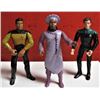 Image 1 : Lot of 3 vintage Star Trek figures including a Woopie Goldburg figure.