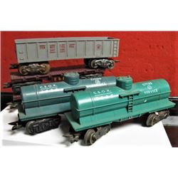 Lot of 5 MARX brand rolling stock