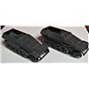 Image 2 : Lot of 2 Solido brand diecast WWII era German halftrack toy vehicles includes extra tracks made of m