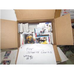 925 SPORTS CARDS, HOCKEY, BASEBALL AND BASKET BALL