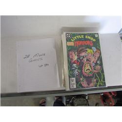 LOT OF 20 MIOVIE COMICS, LITTLE SHOP OF HORRORS, LAST STAR FIGHTER, BLADE RUNNER, PETER PAN, STAR TR