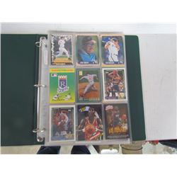BINDER OF SPORTS CARDS