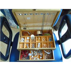 JEWELRY BOX, LG, PLAIN TOP, 1.5"X8"