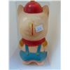 Image 2 : GIANT PIG PLASTIC BANK, I2" TALL. BOTTOM PLUG DAMAGE