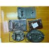 Image 2 : 5 BELT BUCKLES: TRUCK, HARLEY DAVIDSON, UNICORN, CATERPILLER, ALLAN POTASH MINE